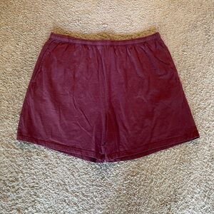 Men's Athletic Shorts in Maroon – Everyday Performance